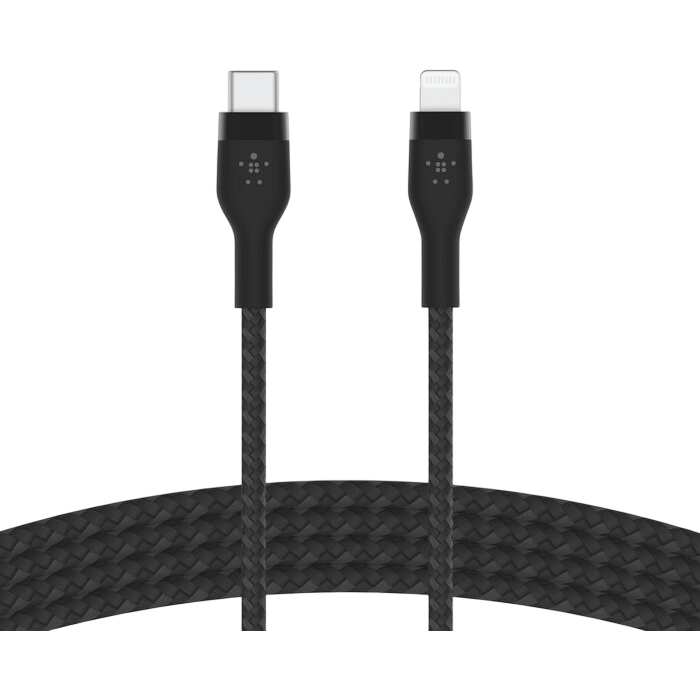 Кабель USB Type-C - Lightning, 1м, Belkin CAA011bt1MBK - фото 4