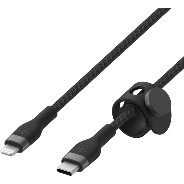 Кабель USB Type-C - Lightning, 3м, Belkin CAA011bt3MBK - фото 3