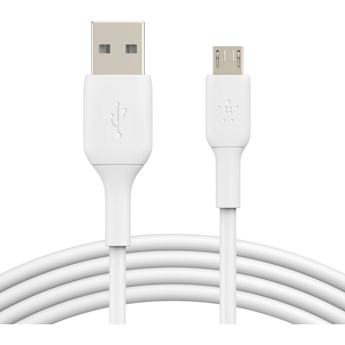 Кабель USB A (M) - microUSB B (M), 1м, Belkin CAB005bt1MWH