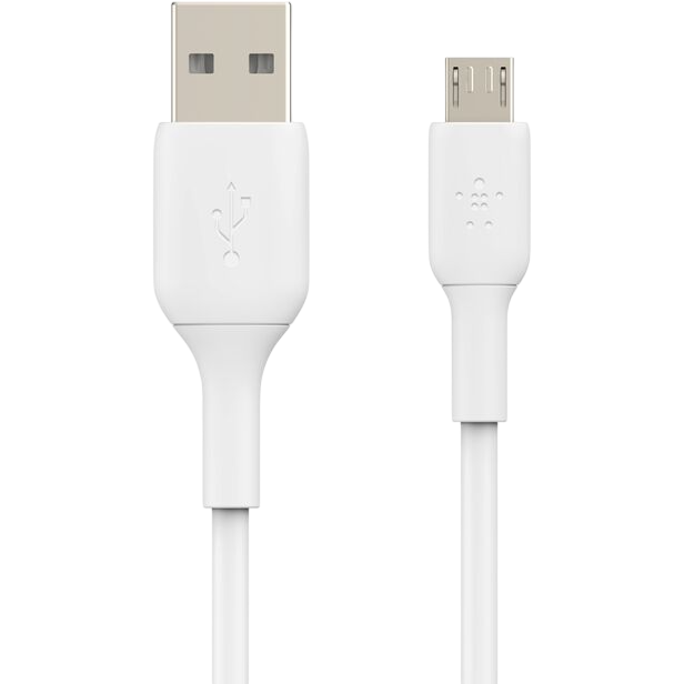Кабель USB A (M) - microUSB B (M), 1м, Belkin CAB005bt1MWH - фото 2