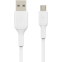 Кабель USB A (M) - microUSB B (M), 1м, Belkin CAB005bt1MWH - фото 2