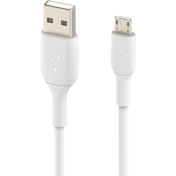 Кабель USB A (M) - microUSB B (M), 1м, Belkin CAB005bt1MWH - фото 3
