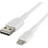 Кабель USB A (M) - microUSB B (M), 1м, Belkin CAB005bt1MWH