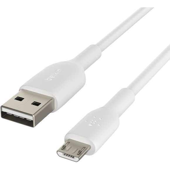 Кабель USB A (M) - microUSB B (M), 1м, Belkin CAB005bt1MWH - фото 5
