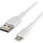 Кабель USB A (M) - microUSB B (M), 1м, Belkin CAB005bt1MWH - фото 5