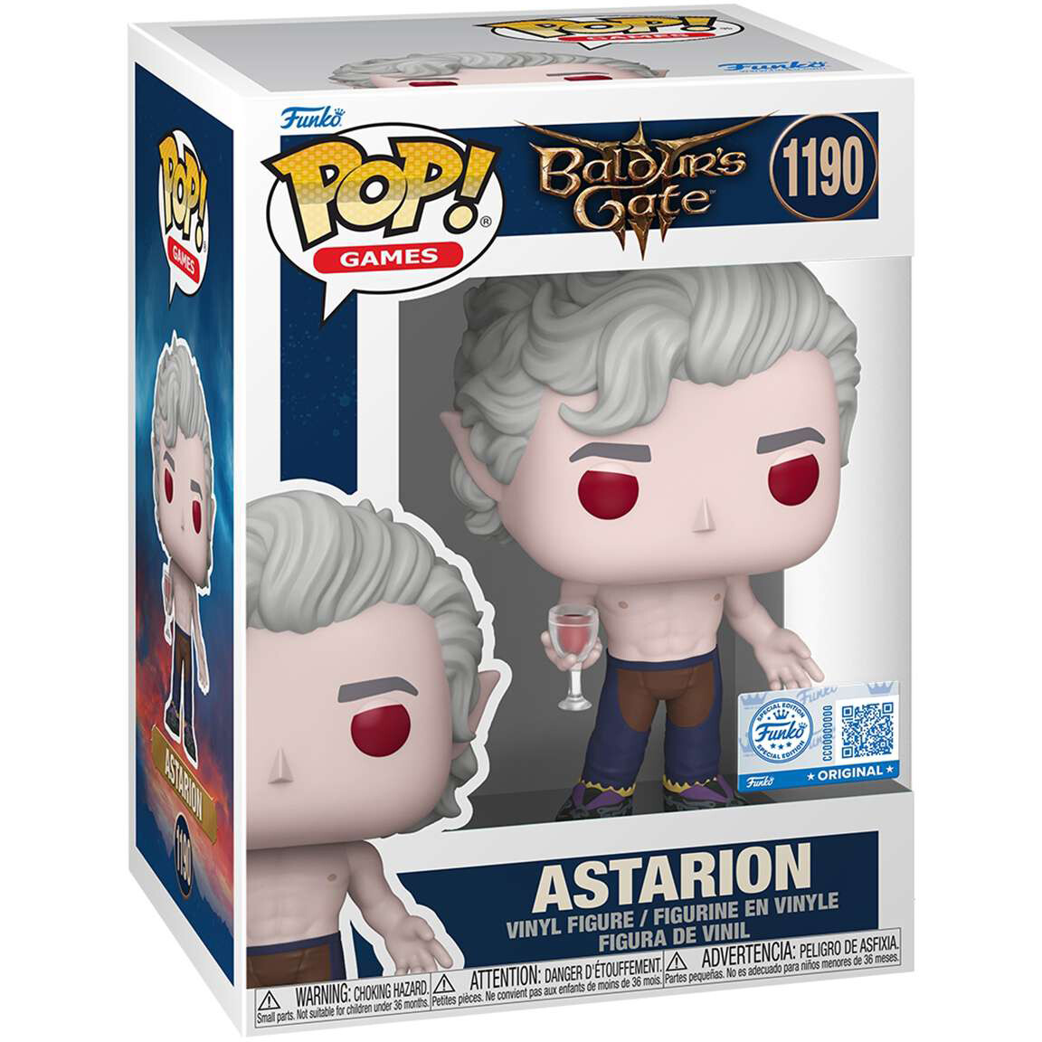 Фигурка Funko POP! Games Baldur's Gate S3 Astarion Shirtless - 91678 - фото 2