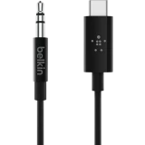 Кабель USB Type-C - 3.5 Jack, 0.9м, Belkin F7U079bt03-BLK