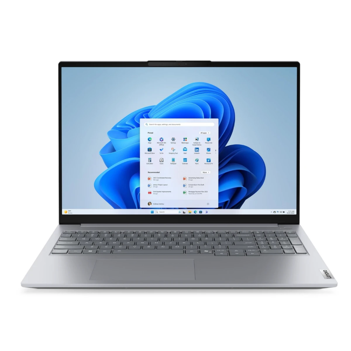 Ноутбук Lenovo ThinkBook 16 G8 IRL Arctic Grey (21SHA0A5FW)