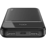 Внешний аккумулятор ttec ReCharger LCD 10.000mAh 20W Black (2BB233S)