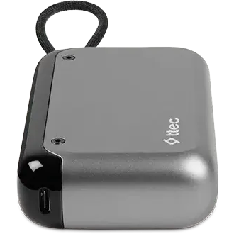 Внешний аккумулятор ttec ReCharger LCD 10.000mAh 30W Black/Grey - 2BB228UG - фото 5