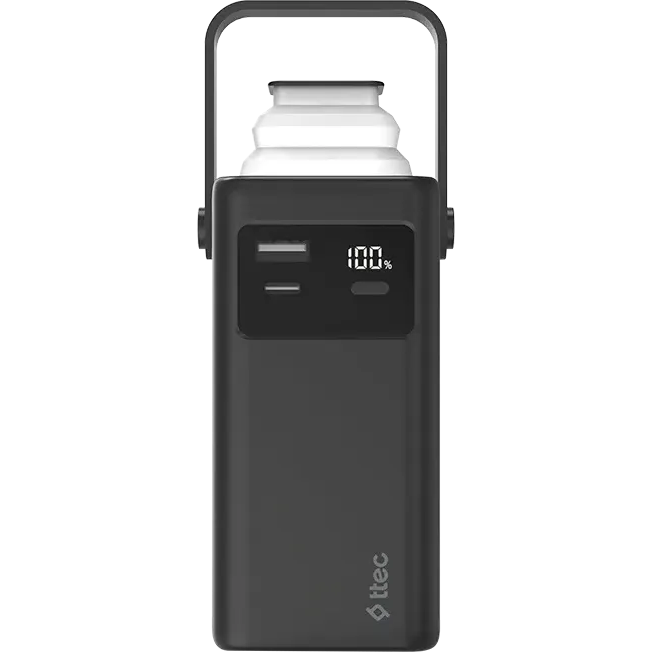 Внешний аккумулятор ttec ReCharger Extreme LCD 20.000mAh 20W Black - 2BB238S