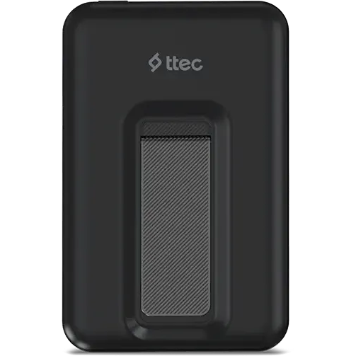 Внешний аккумулятор ttec ReCharger M 10.000mAh MagSafe 20W Black - 2BB240S - фото 4