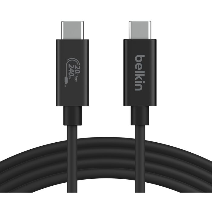 Кабель USB Type-C - USB Type-C, 2м, Belkin INZ004bt2MBK