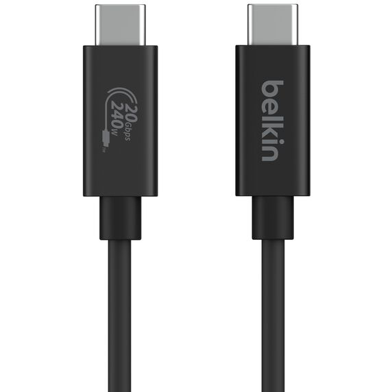 Кабель USB Type-C - USB Type-C, 2м, Belkin INZ004bt2MBK - фото 2