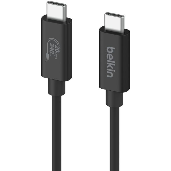 Кабель USB Type-C - USB Type-C, 2м, Belkin INZ004bt2MBK - фото 3