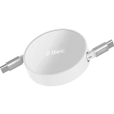 Кабель USB Type-C - USB Type-C, 1.2м, ttec 2DK65G White