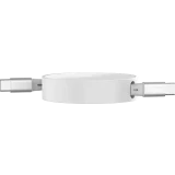 Кабель USB Type-C - USB Type-C, 1.2м, ttec 2DK65G White