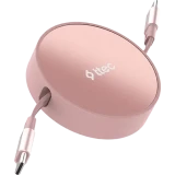 Кабель USB Type-C - USB Type-C, 1.2м, ttec 2DK65P Pink