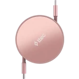 Кабель USB Type-C - USB Type-C, 1.2м, ttec 2DK65P Pink