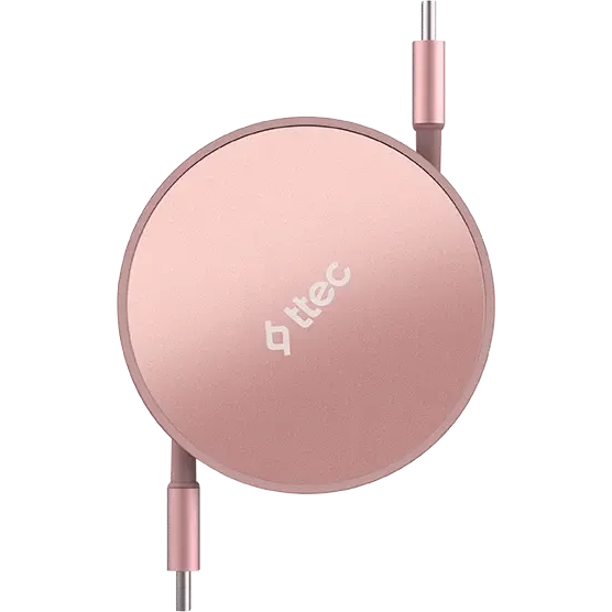 Кабель USB Type-C - USB Type-C, 1.2м, ttec 2DK65P Pink - фото 4