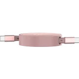 Кабель USB Type-C - USB Type-C, 1.2м, ttec 2DK65P Pink