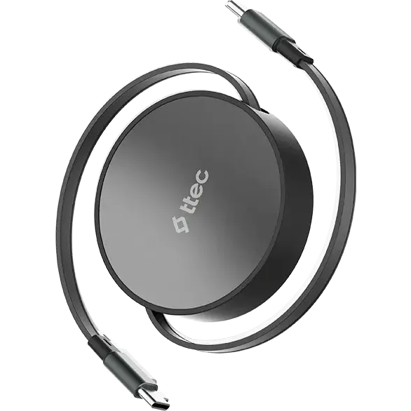 Кабель USB Type-C - USB Type-C, 1.2м, ttec 2DK65S Black