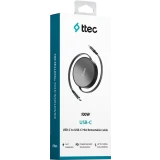 Кабель USB Type-C - USB Type-C, 1.2м, ttec 2DK65S Black