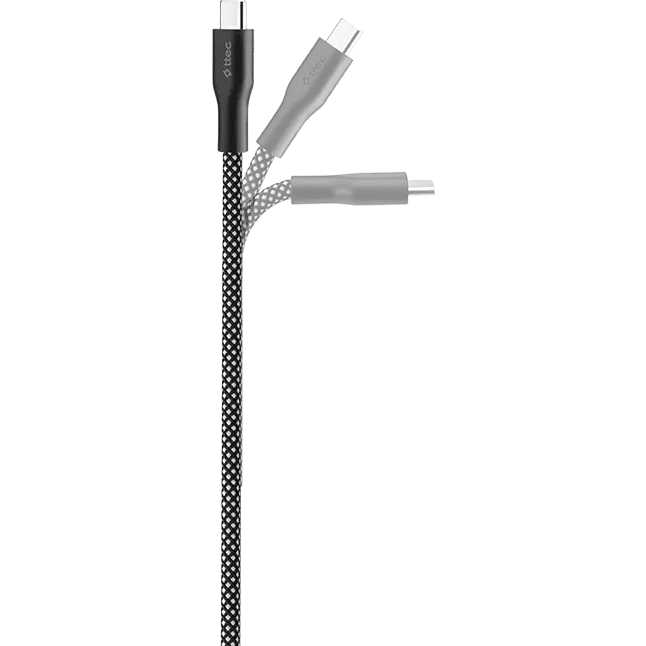 Кабель USB Type-C - USB Type-C, 1м, ttec 2DK61S Black - фото 6
