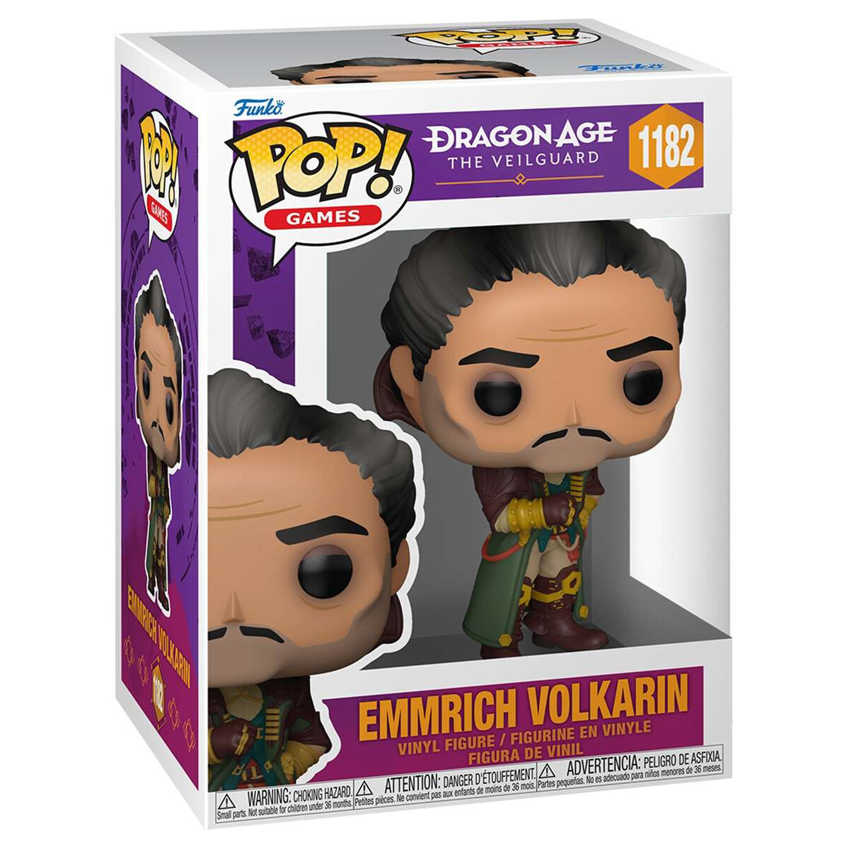 Фигурка Funko POP! Games Dragon Age The Veilguard Emmrich Volkarin - 90826 - фото 2