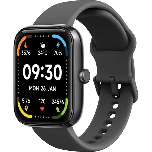 Умные часы ttec Tempus 47mm Rectangular Case Black (2S09WS)