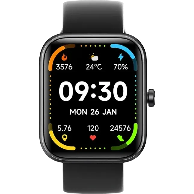 Умные часы ttec Tempus 47mm Rectangular Case Black (2S09WS) - фото 2