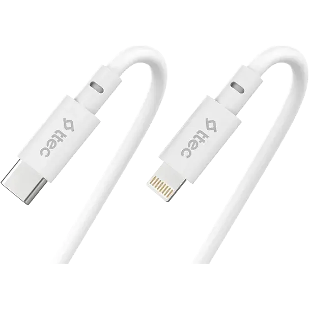 Кабель USB Type-C - USB Type-C/Lightning, 1.2м, ttec 2DK64B White - фото 5