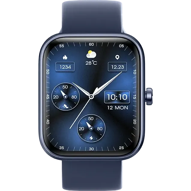 Умные часы ttec Tempus 47mm Rectangular Case Cold Blue (2S09WAM) - фото 2