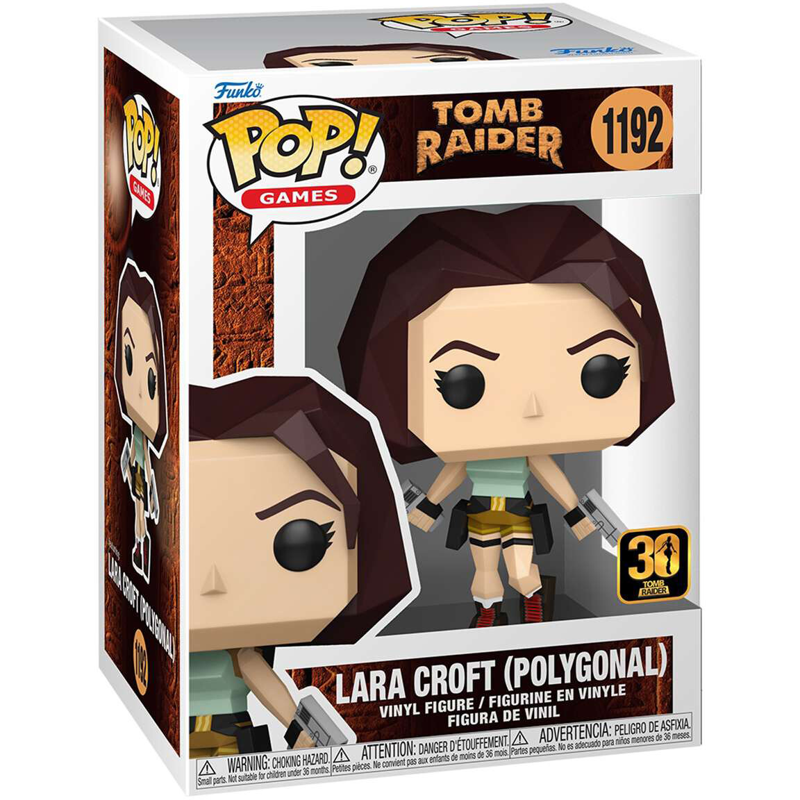Фигурка Funko POP! Games Tomb Raider Lara Croft (Polygonal) - 90841 - фото 2