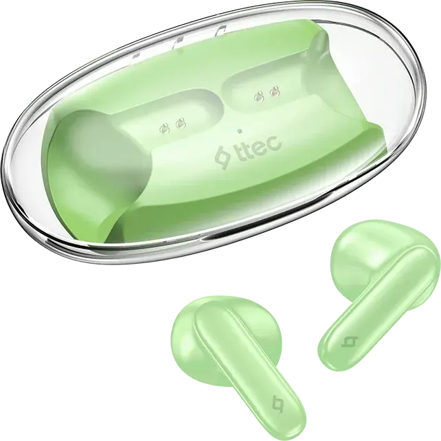 Гарнитура ttec AirBeat Glace Lemon Green - 2KM170LY - фото 2