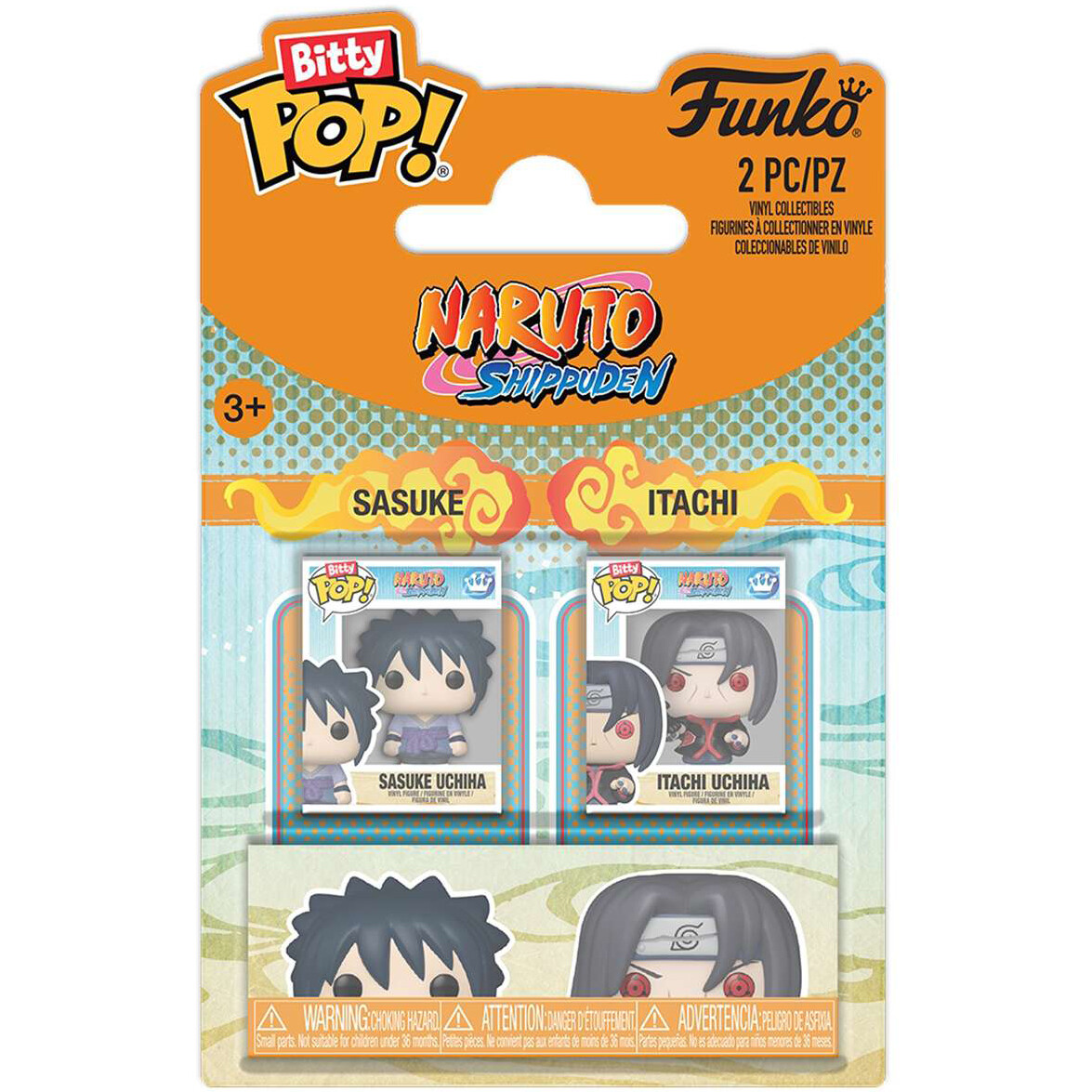 Фигурка Funko Bitty POP! Naruto Shippuden Sasuke & Itachi 2PK - 92843
