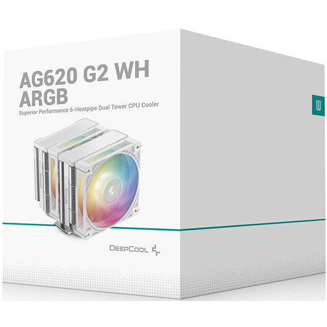 Кулер DeepCool AG620 G2 WH ARGB - R-AG620-WHAMMG2-G - фото 8