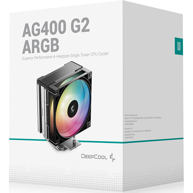 Кулер DeepCool AG400 G2 ARGB - R-AG400-WHAMMG2-G - фото 7