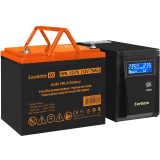 ИБП + батарея ExeGate SineTower SZ-600.LCD.AVR.1SH + HRL 12-75 (75Ач) (EX296778RUS)