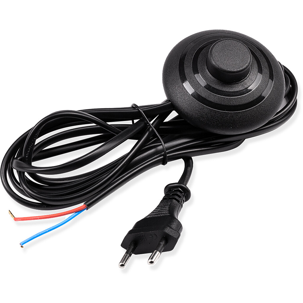 Кабель питания Schuko - без разъёма, 2.5м, SmartBuy SBE-06-P13-b