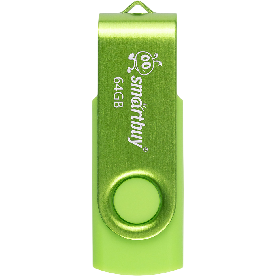 USB Flash накопитель 64GB SmartBuy Twist Acid Green (SB064GB2TWAG) - фото 3
