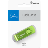 USB Flash накопитель 64GB SmartBuy Twist Acid Green (SB064GB2TWAG)