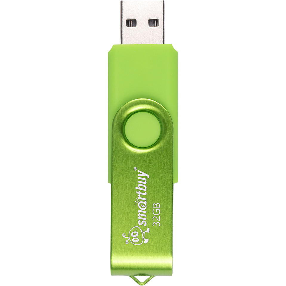 USB Flash накопитель 32GB SmartBuy Twist Acid Green (SB032GB2TWAG) - фото 2