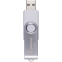USB Flash накопитель 32GB SmartBuy Twist White/Silver (SB032GB2TWW) - фото 2