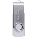 USB Flash накопитель 32GB SmartBuy Twist White/Silver (SB032GB2TWW)