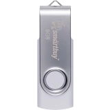 USB Flash накопитель 8GB SmartBuy Twist White/Silver (SB008GB2TWW)