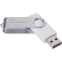 USB Flash накопитель 4GB SmartBuy Twist White/Silver (SB004GB2TWW)