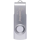 USB Flash накопитель 4GB SmartBuy Twist White/Silver (SB004GB2TWW)