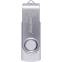 USB Flash накопитель 4GB SmartBuy Twist White/Silver (SB004GB2TWW) - фото 3