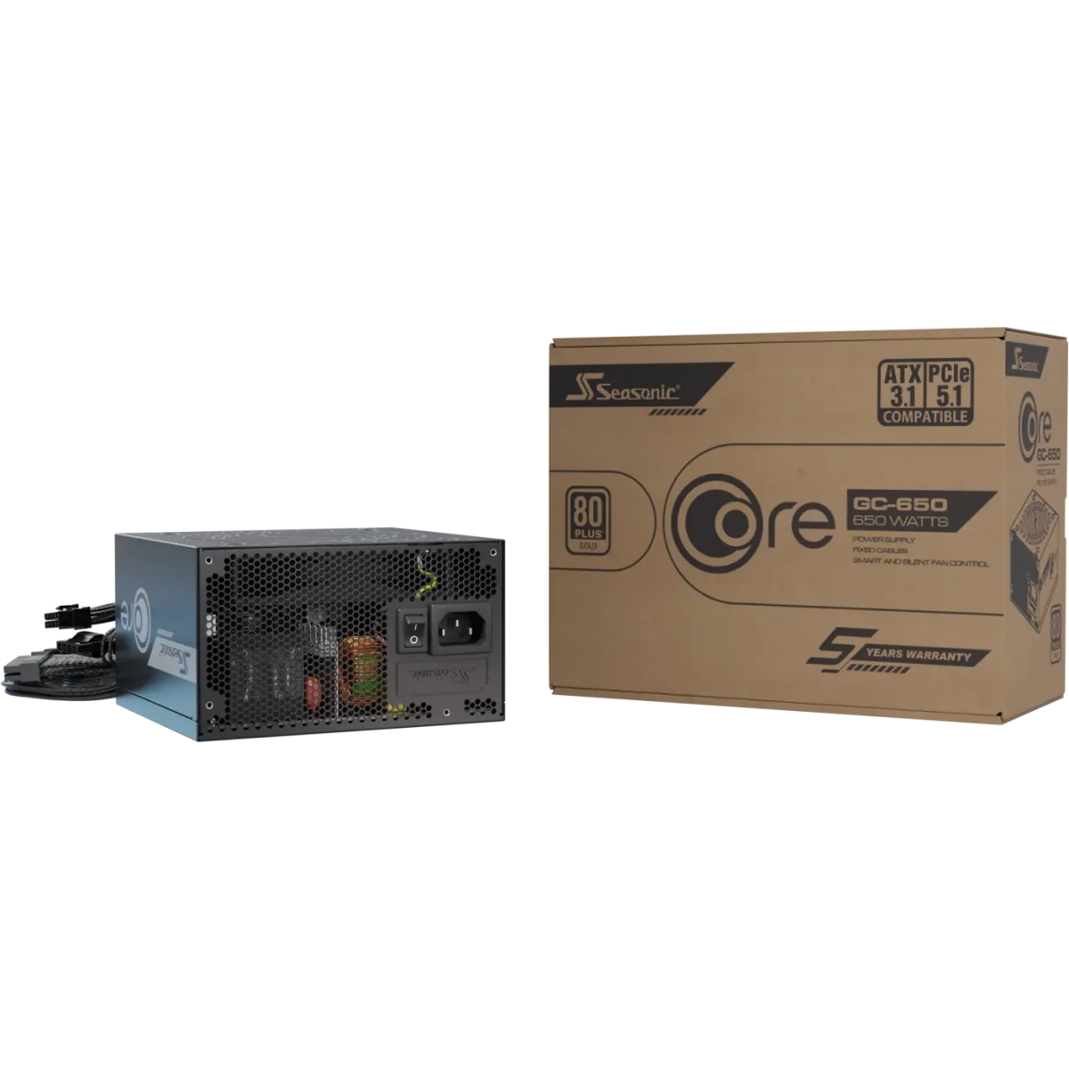 Блок питания 650W Seasonic Core GC-650 ATX 3.1 - SRP-CGC651-A5A32SF - фото 8